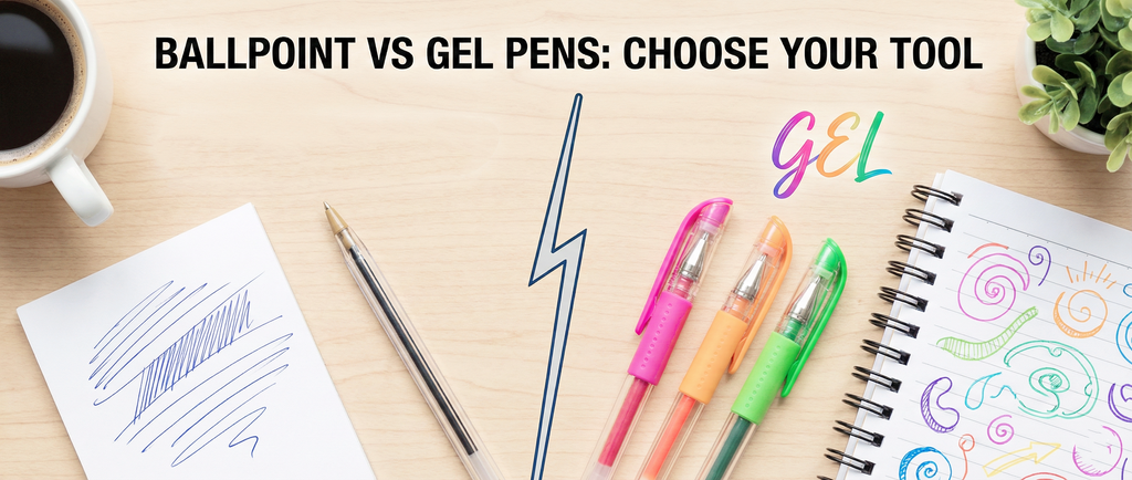 Ballpoint vs Gel Pens