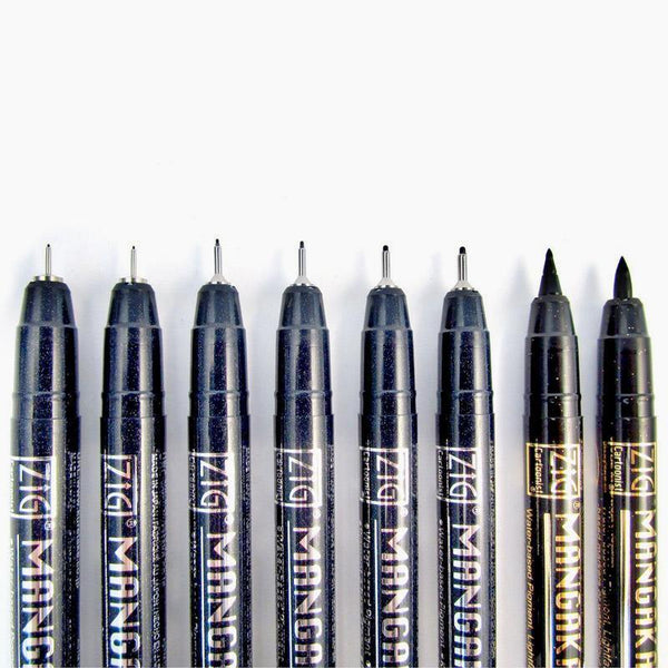 Kuretake ZIG Cartoonist Mangaka Outline Pen