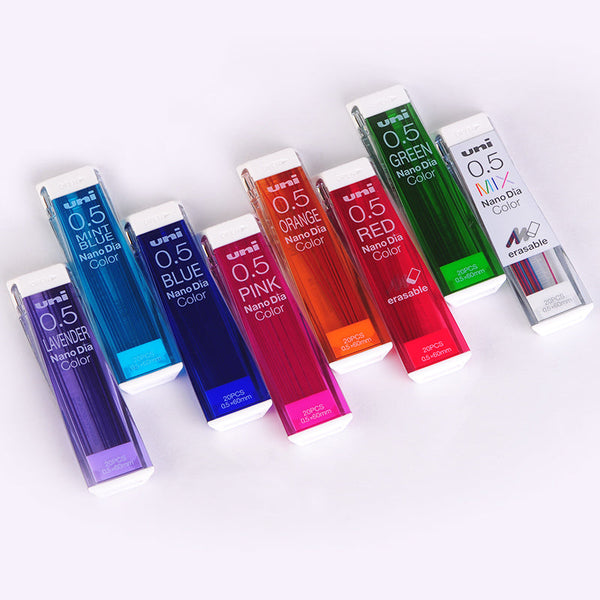 Uni NanoDia Color Core Erasable Lead