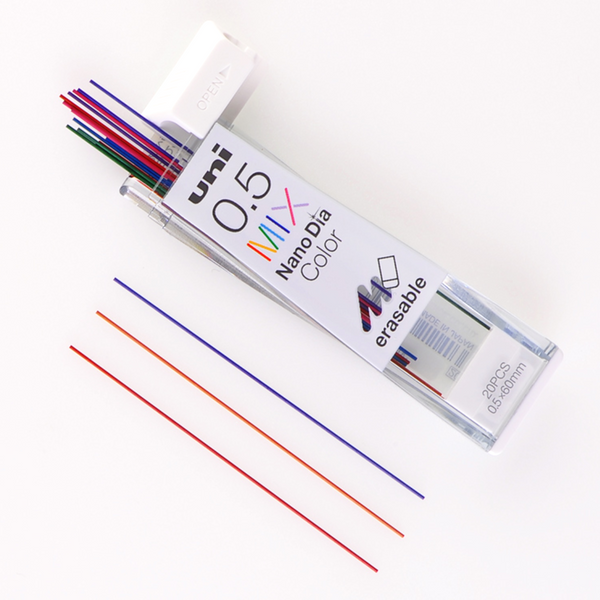 Uni NanoDia Color Core Erasable Lead