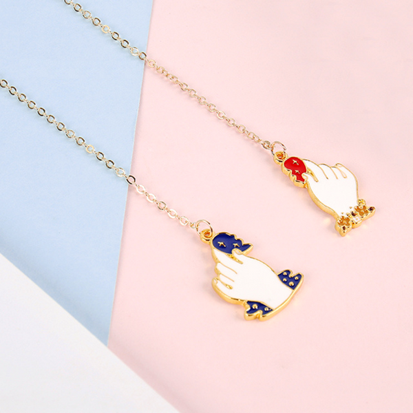 Piece Of My Heart Pendant Bookmark - Set of 2