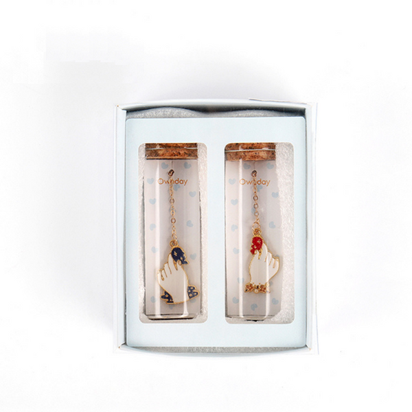 Piece Of My Heart Pendant Bookmark - Set of 2