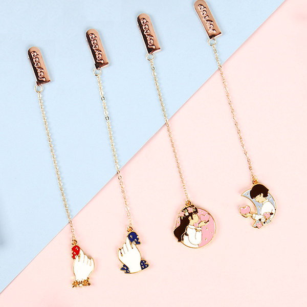 Piece Of My Heart Pendant Bookmark - Set of 2