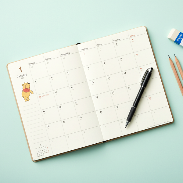 Winnie The Pooh 2026 Schedule Book - Friends - 5 IN STOCK!