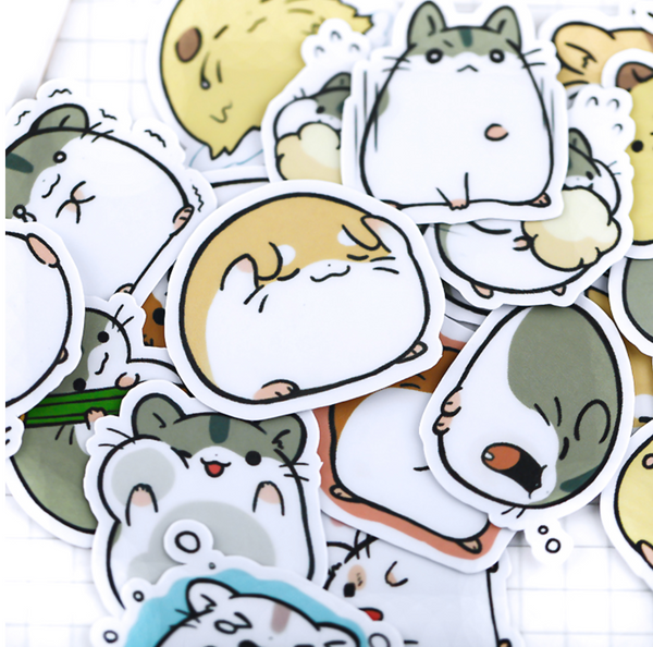 Kawaii Japanese Hamster Stickers