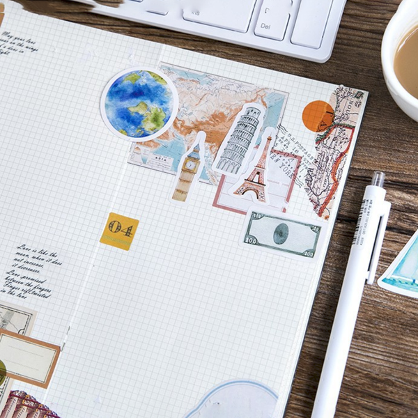 Travel Journal Decorative Paper Stickers