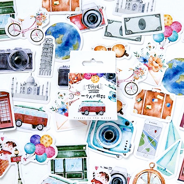 Travel Journal Decorative Paper Stickers
