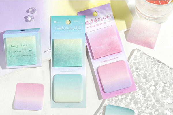 Aurora Glow Translucent Sticky Notes