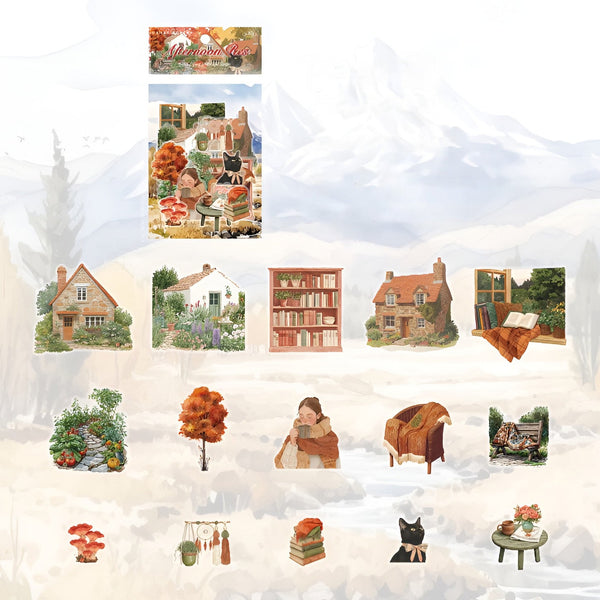 Autumn Cottage Days Stickers