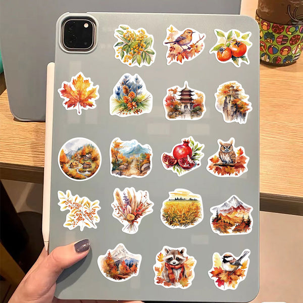Autumn Nature & Forest Critters Stickers