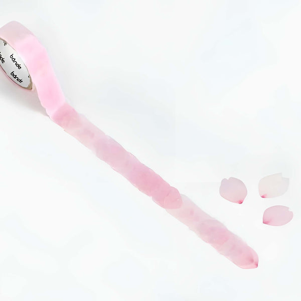 Bande Washi Tape Sticker Roll - Cherry Blossom Petals