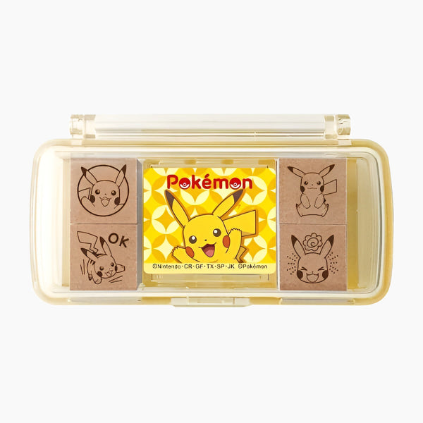Beverly Pokemon Pikachu Stamp Set with Ink Pad