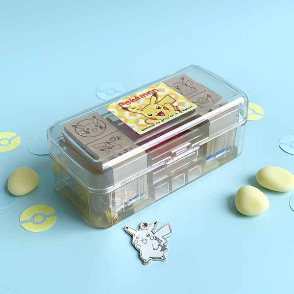 Beverly Pokemon Pikachu Stamp Set with Ink Pad