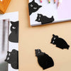 Black Cat Magnetic Bookmark - Set of 6