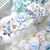 Blue Petunia Clear Washi Tape - Extra Wide