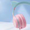 Cat Ears Colorful Glow Wireless Headset (3 Color Combinations)
