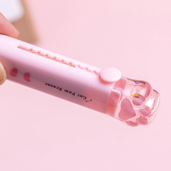 Cat Paw Retractable Eraser