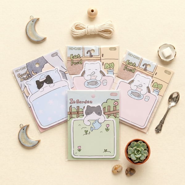 Cozy Cat Sticky Notes