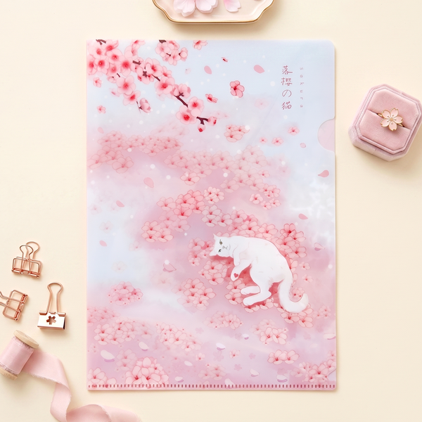 Cherry Blossom A4 Folders