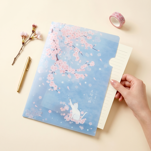 Cherry Blossom A4 Folders