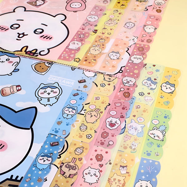 Chiikawa A4 Folder With Dividers