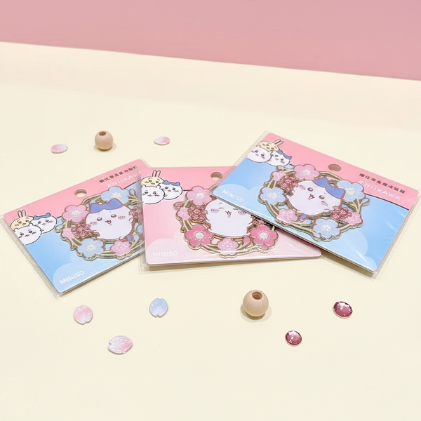 Chiikawa Cherry Blossom Magnets