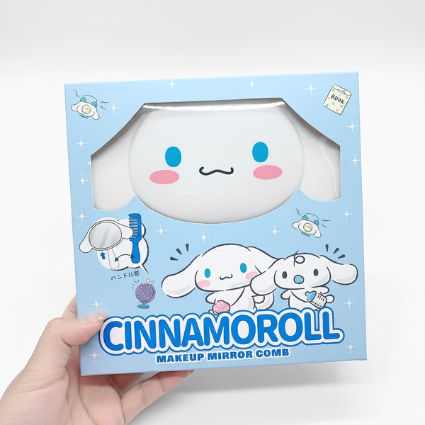 Sanrio Mirror + Comb Vanity Set - Cinnamoroll