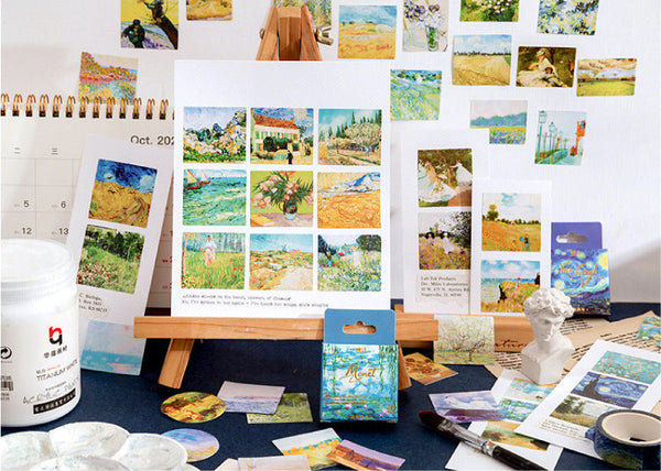 Claude Monet Paper Stickers