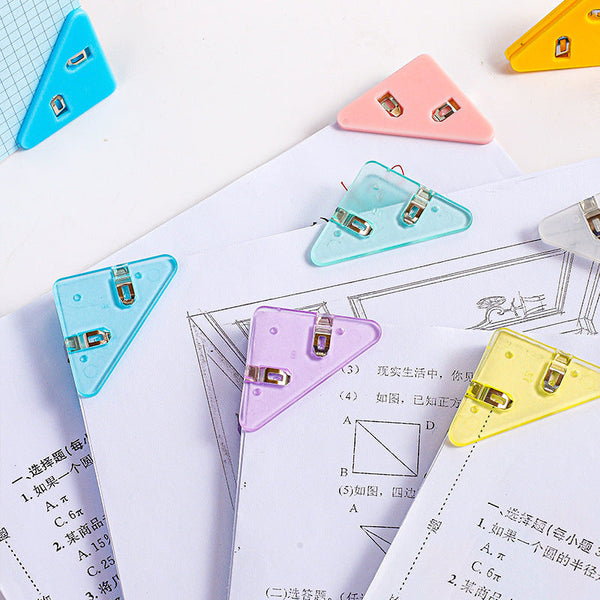 Color Pop Corner Paper Clips