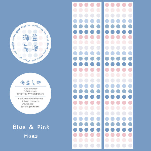 Colorful Dots Washi Sticker Roll