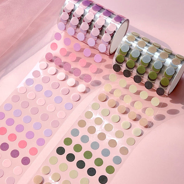 Colorful Dots Washi Sticker Roll