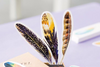 Colorful Feather Bookmarks - Set of 30
