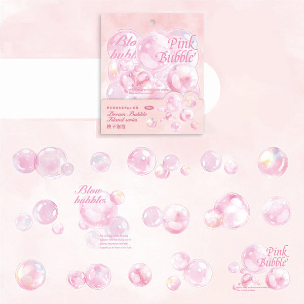 Colorful Soap Bubbles Stickers