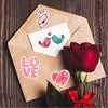 Cupid’s Holo Touch Stickers - Set of 100