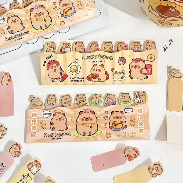 Cute Capybara Index Sticky Notes