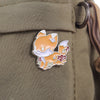 Cute Fox & Fallen Leaves Enamel Pin