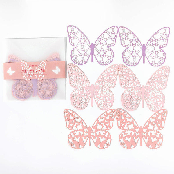 Die-Cut Butterflies Decorative Paper Set