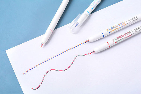 Double Line Color Pen
