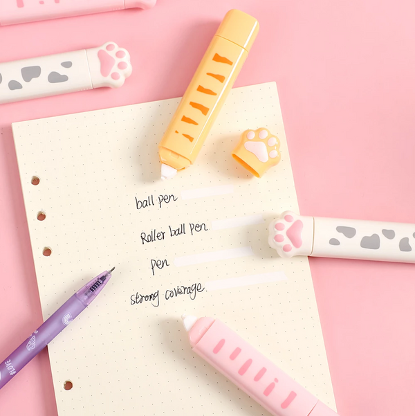 2-in-1 Cat Paw Correction & Glue Tape Roller