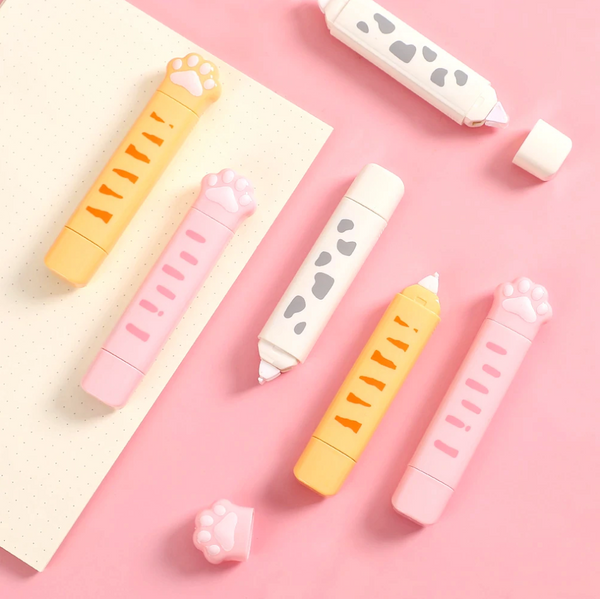 2-in-1 Cat Paw Correction & Glue Tape Roller