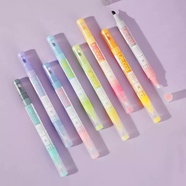 DreamShift DecoT Magic Double-Sided Color Markers - Set of 8