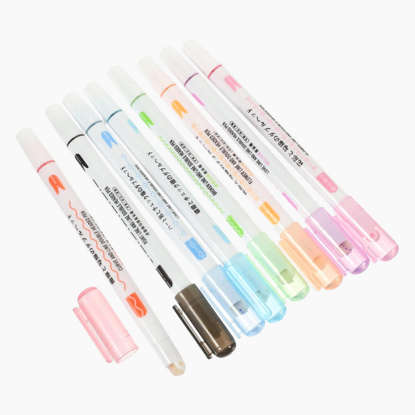 Dual Line 2-Way Markers - Set of 8