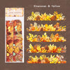 Fall Leaves Long Strip Stickers