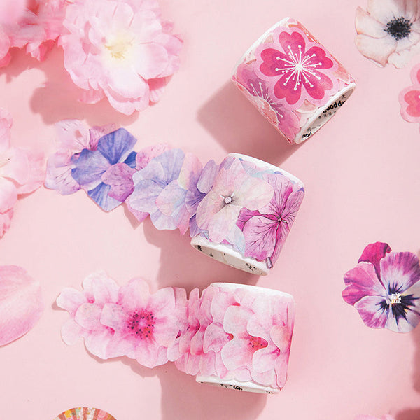 Floral Blossom Washi Sticker Roll