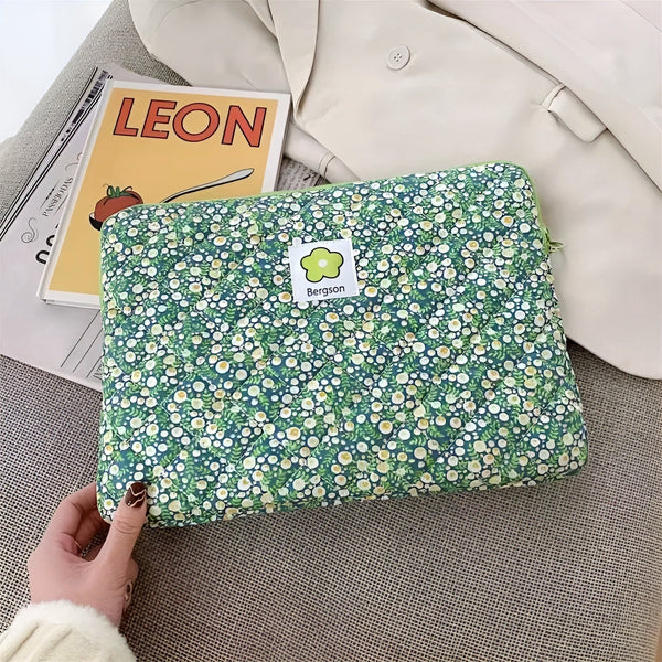 Floral Pattern Laptop Sleeve