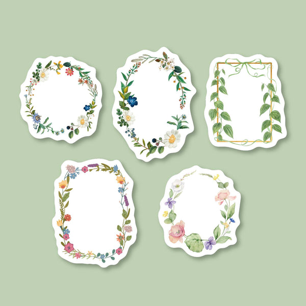 Floral Wreath Series Decorative Paper