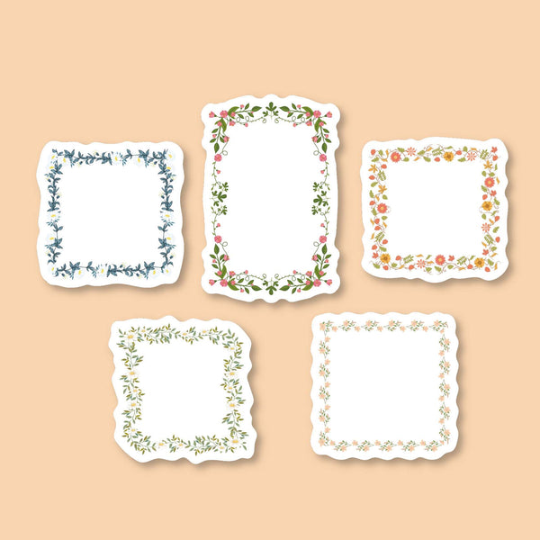 Floral Wreath Series Decorative Paper