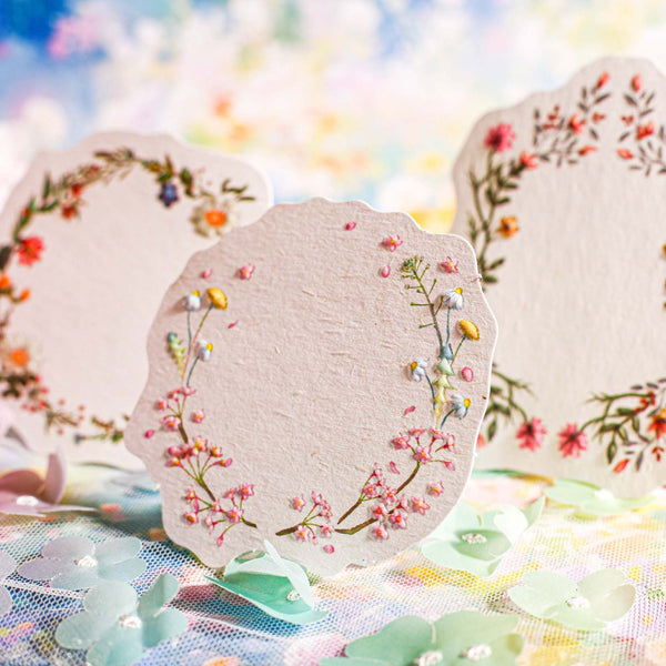 Floral Wreath Series Decorative Paper