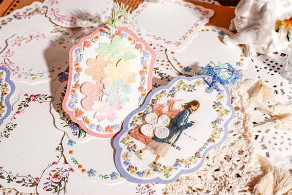 Floral Wreath Series Decorative Paper