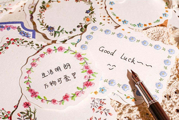 Floral Wreath Series Decorative Paper